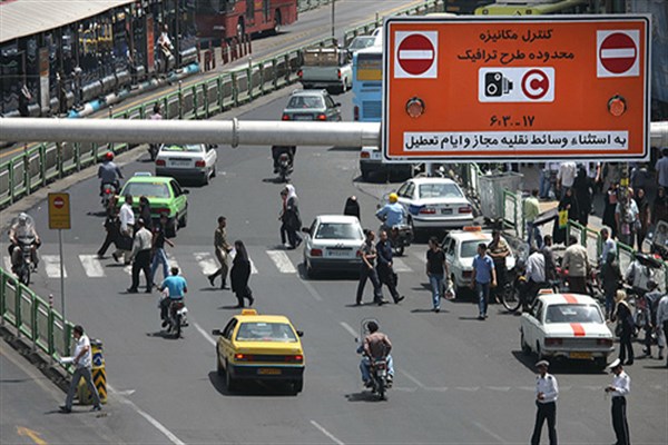 traffic control tehran