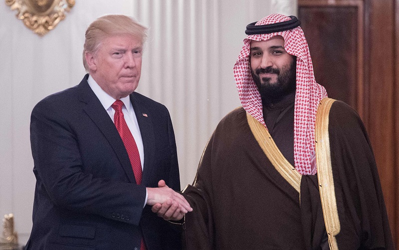 شمارش معکوس عربستان سعودی برای ورود ترامپ