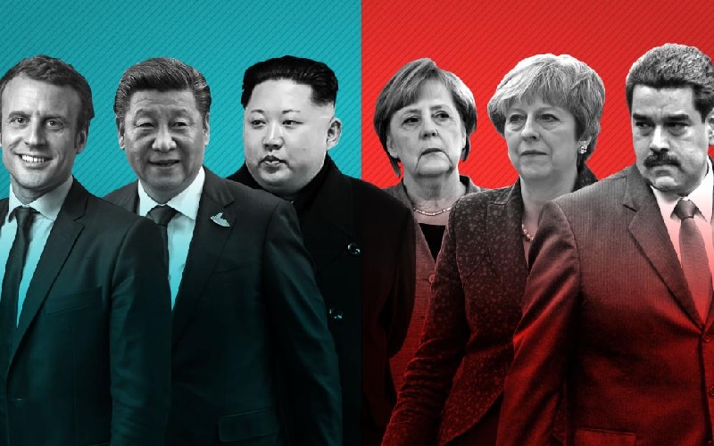 2017 چگونه سالی برای رهبران جهان بود؟