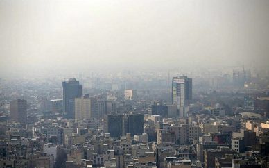 هوای تهران برای گروههای حساس ناسالم است آلودگی+هوا + تجارت نیوز