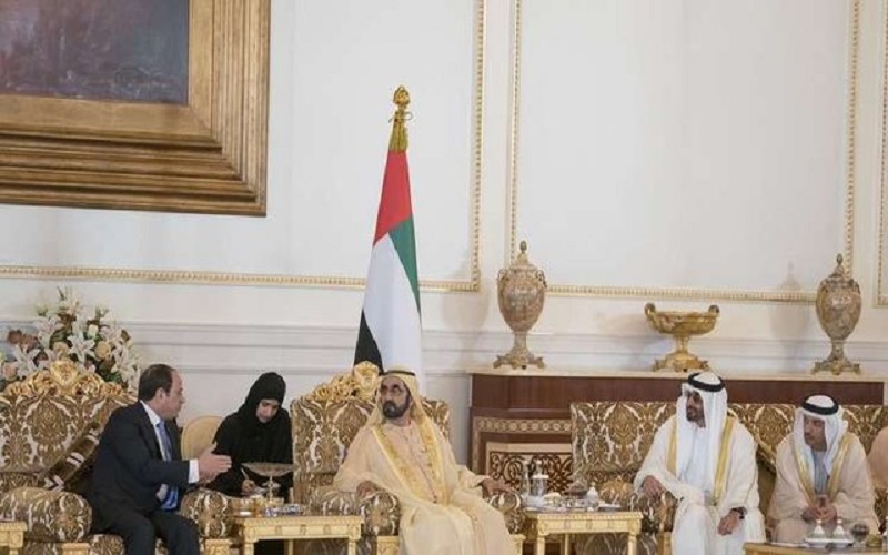سیسی وارد ابوظبی شد
