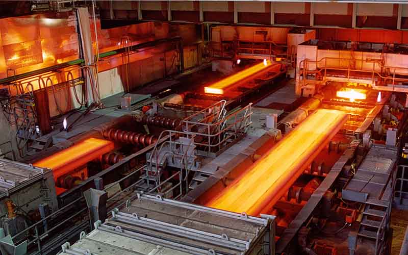 بیش از ۱۹ میلیون تن فولاد خام در سال ۹۶ تولید شد