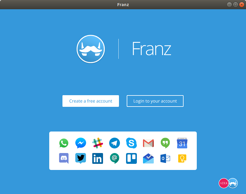 فرانز Franz نرمافزارهای اوبونتو