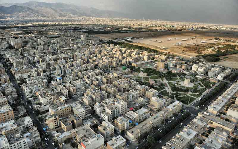 گسترش محدوده فرونشست در شهر تهران