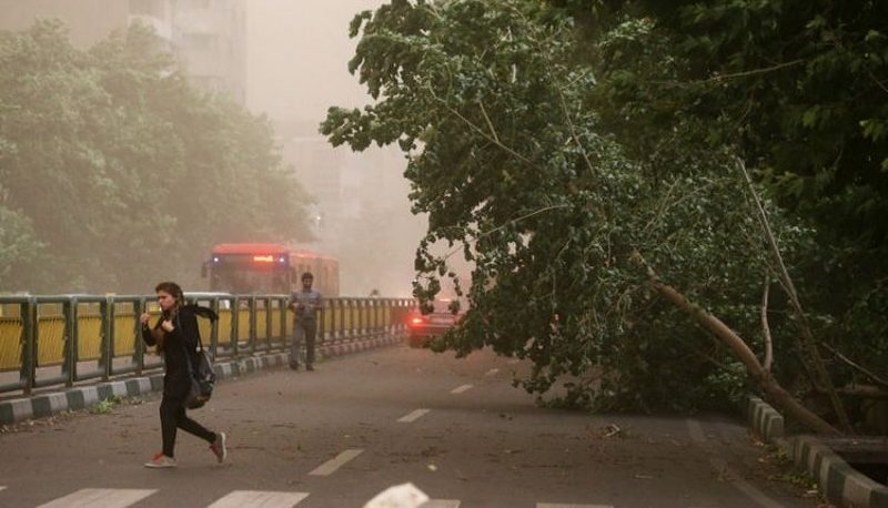 هشدار مدیریت بحران برای وزش باد شدید در تهران