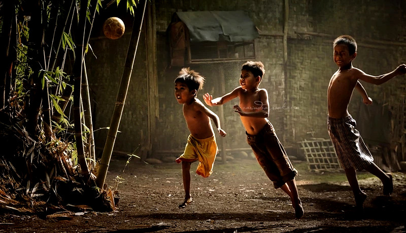 کودکان فوتبال بازی روزهای کم‌بازده