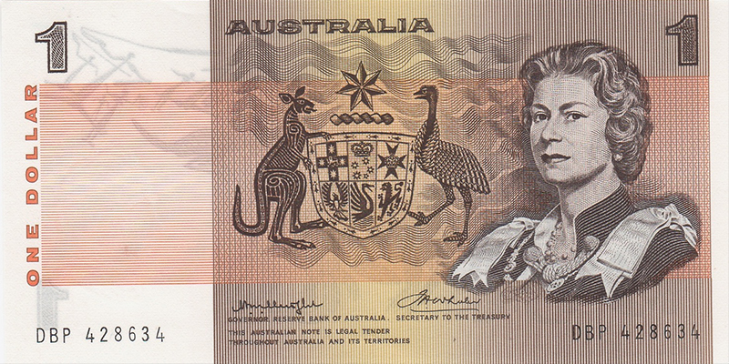 دلار استرالیا تصویر ملکه الیزابت