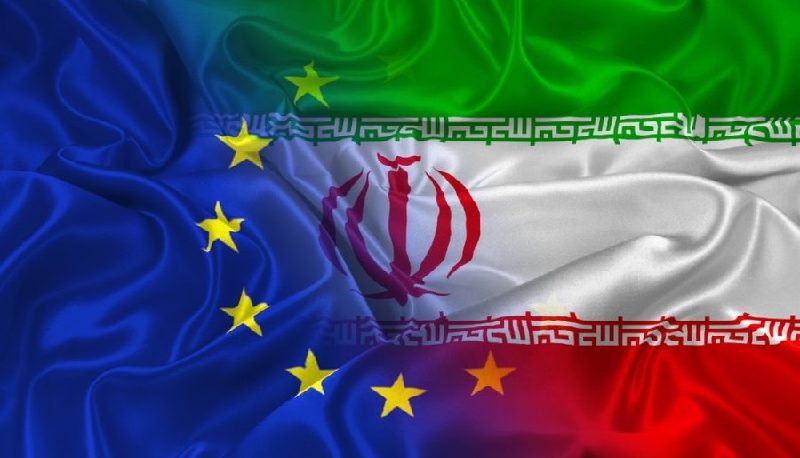 پرچم ایران و اتحادیه اروپا