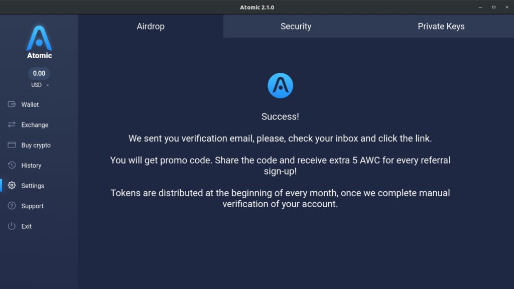 اتمیک والت Atomic Wallet