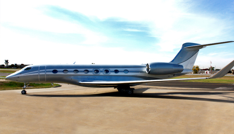 Gulfstream G650 on ground