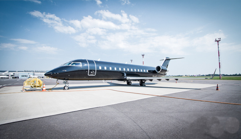 Gulfstream G650 on ground