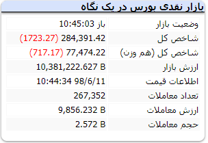 بورس منفی
