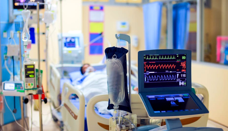 اتاق ICU دستگاه کنترل ضربان قلب