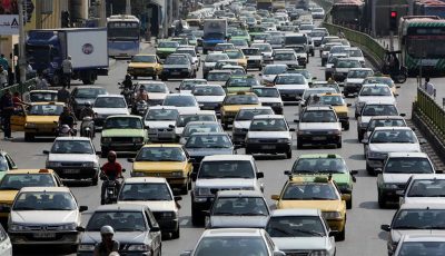ترافیک تهران رکورد زد