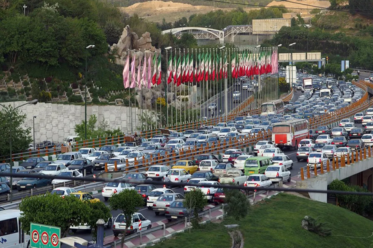 کاهش ۱۱ درصدی ترافیک معابر تهران نسبت به سال گذشته