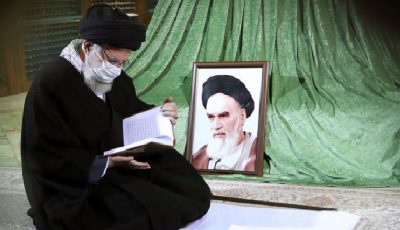 حضور رهبر انقلاب در مرقد امام خمینی (ره) و گلزار شهدا