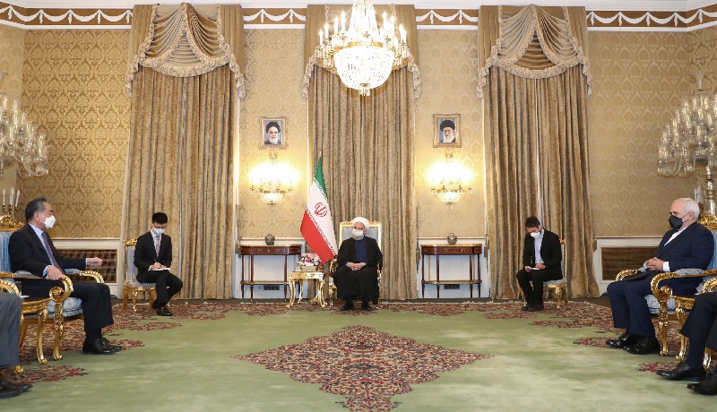 دیدار روحانی و چین