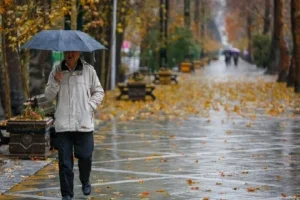 رگبار باران در ۱۳ استان نیمه شمالی کشور