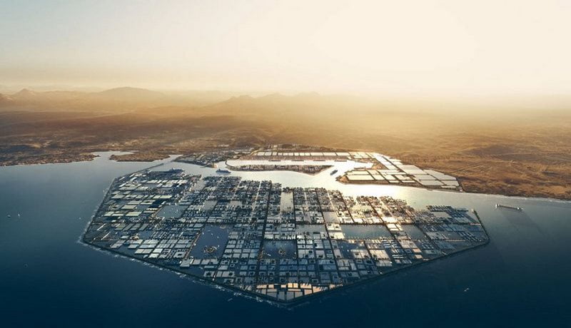 Saudi Arabia plans new net zero city as floating industrial complex FN DEC21 Copy