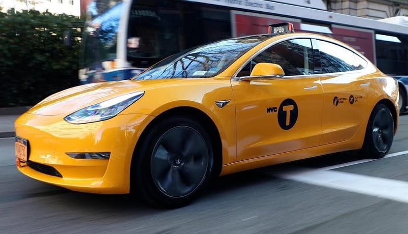 tesla model 3 yellow taxi video 1280x720 1