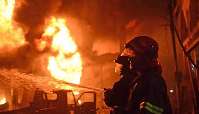 بازار آهنگران قزوین دچار آتش‌سوزی شد