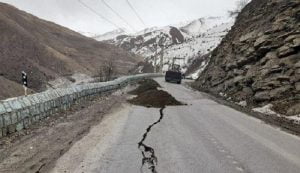 قطع راه ارتباطی ۷۵ روستای بالادست بابل به دلیل رانش زمین