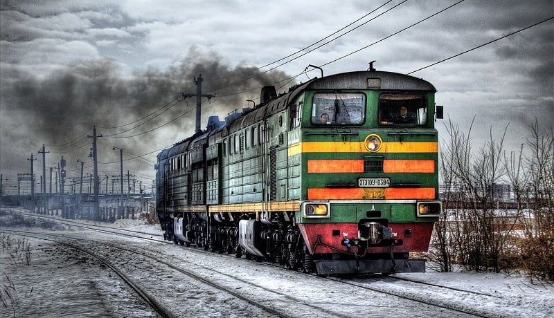 2TE10U Russian Locomotive