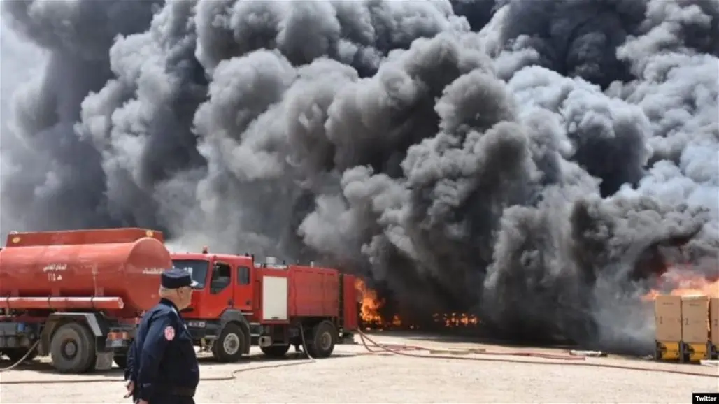 حادثه آتش سوزی در عراق ۱۶ شهریور ۱۴۰۱