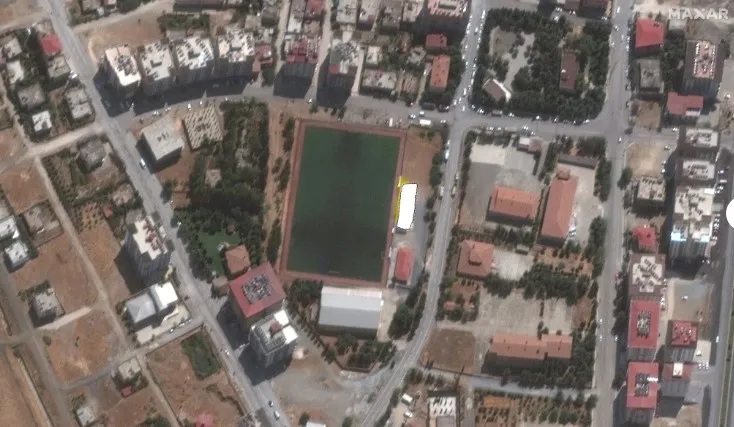 تصویر ماهواره‌ای «نورداغی» ترکیه قبل از زلزله