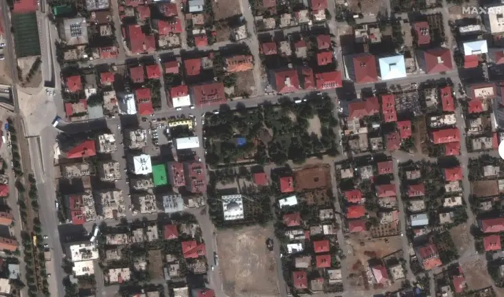 تصویر ماهواره‌ای «اصلاحیه» ترکیه قبل از زلزله