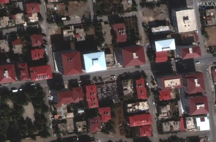 تصویر ماهواره‌ای «اصلاحیه» ترکیه قبل از زمین لرزه