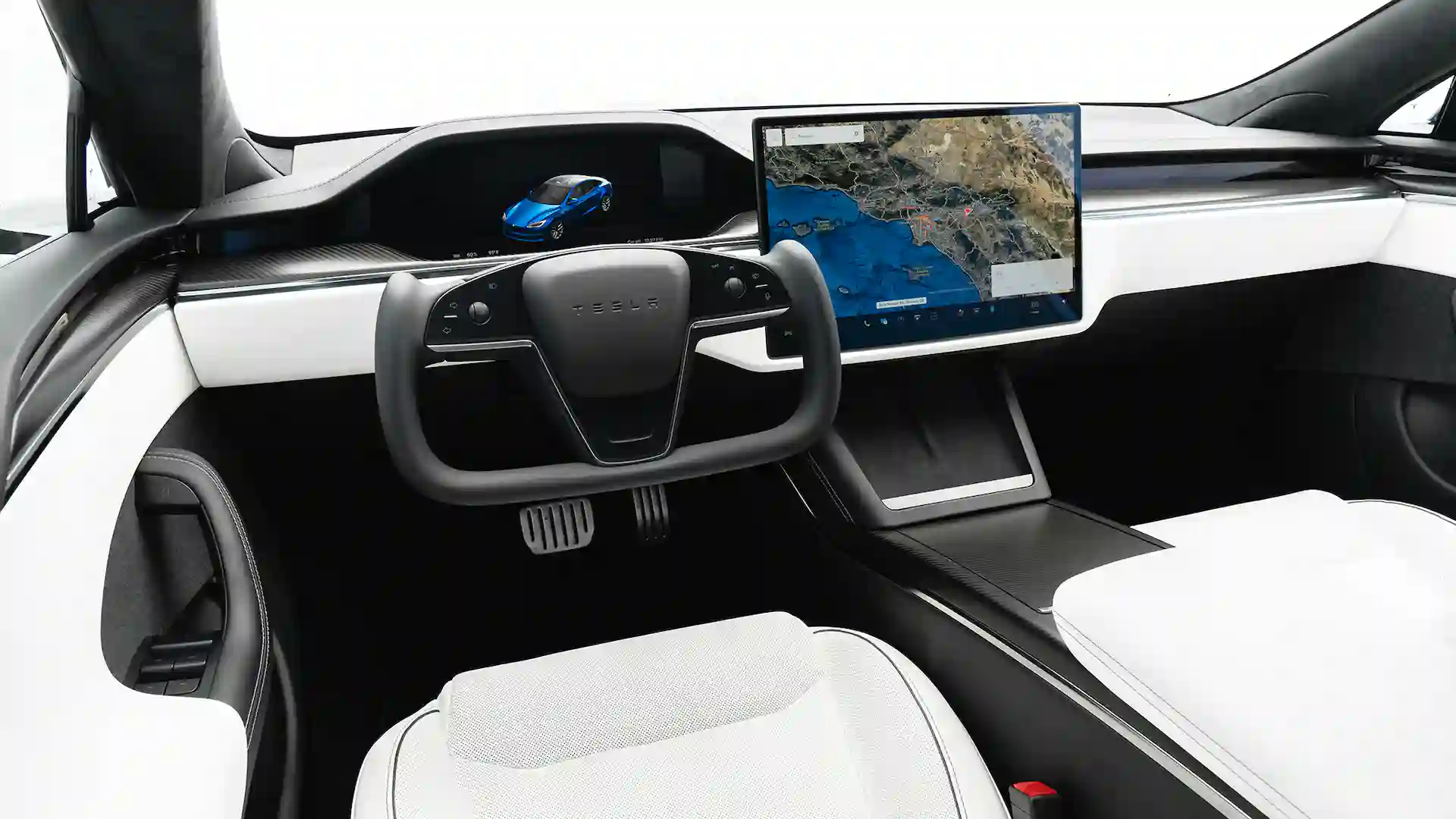 Tesla S plaid interior