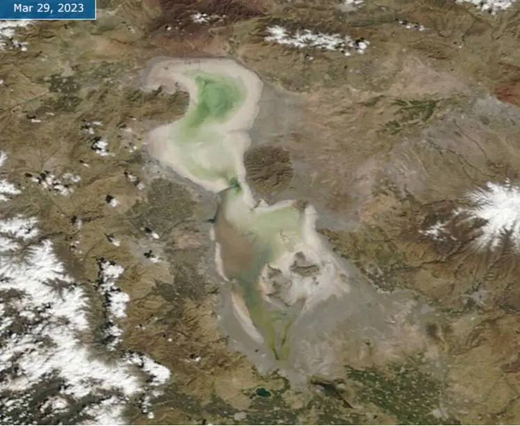 دریاچه ارومیه سال 2023