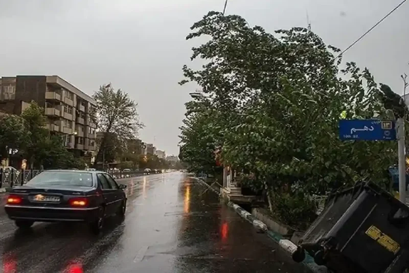 خسارات طوفان امروز تهران