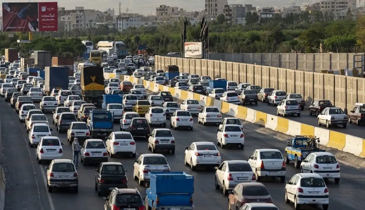 ترافیک در چالوس و آزادراه تهران-شمال