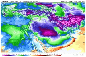 سامانه بارشی جدید از کجا به ایران آمد؟