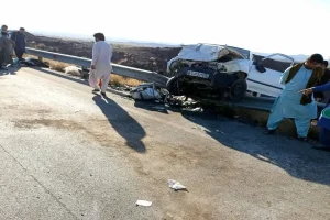 تصادف مرگبار در محور نیکشهر- ایرانشهر/۷ نفر جان خود را از دست دادند