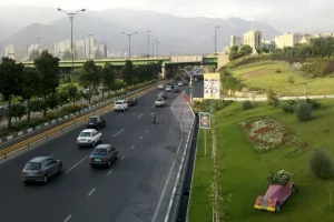 مسدود شدن بزرگراه شهید چمران از ساعات پایانی شب