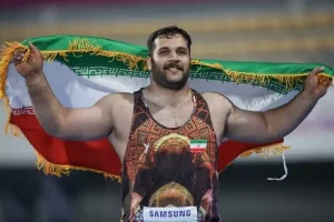 پرتاب محمدرضا طیبی به طلای آسیا تبدیل شد