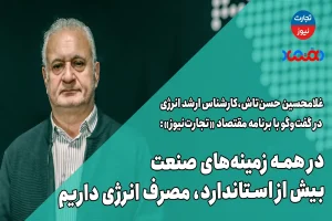 در همه زمینه‌های صنعت بیش از استاندارد، مصرف انرژی داریم