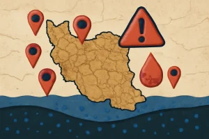 اینفوگرافی | ایران در مرکز  بحران کمبود آب زیرزمینی