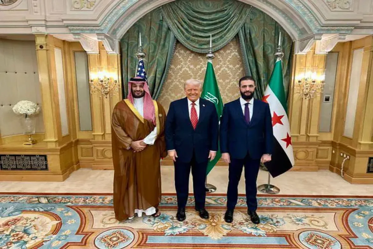 ترامپ و جولانی در یک قاب + عکس