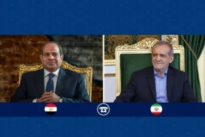 گفت‌وگوی تلفنی روسای جمهور ایران و مصر