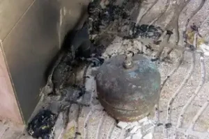انفجار کپسول گاز ٨ مصدوم برجای گذاشت