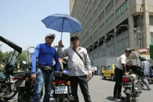 کف خیابان‌های تهران گرم‌تر از کویر لوت!