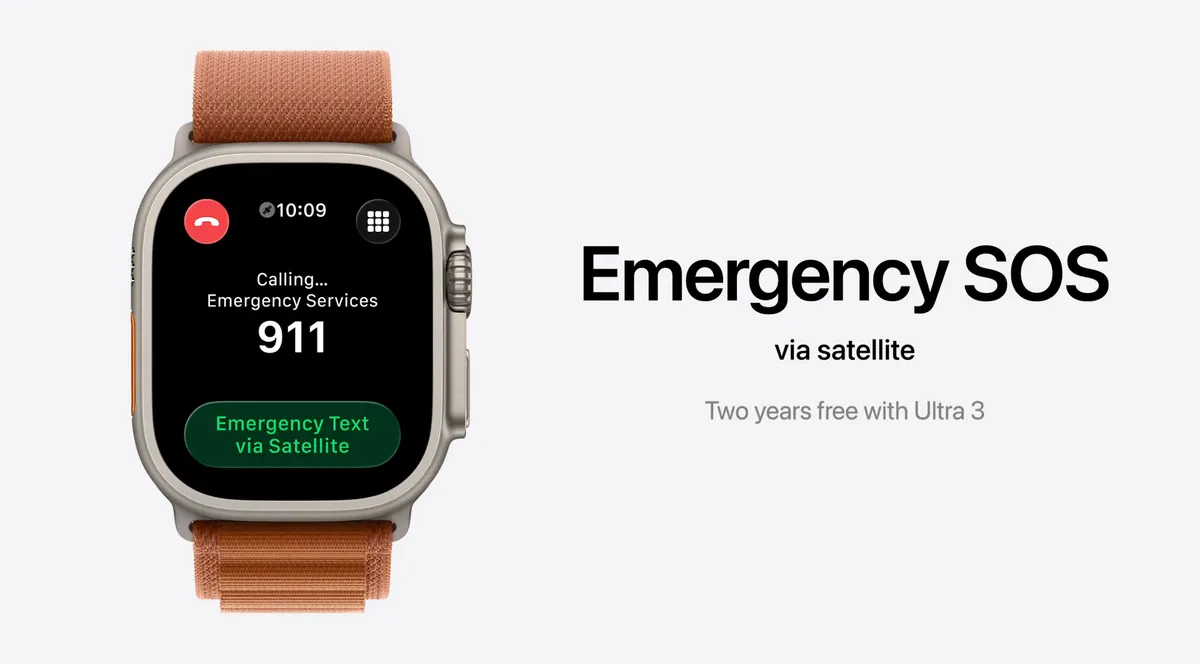 apple watch ultra 3 sos slide