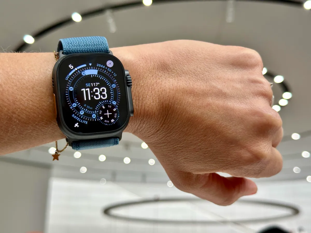 apple watch ultra3 on wrist event