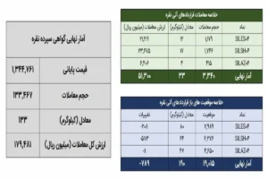 معاملات گواهی سپرده نقره از مرز ۱۳۳ هزار واحد عبور کرد