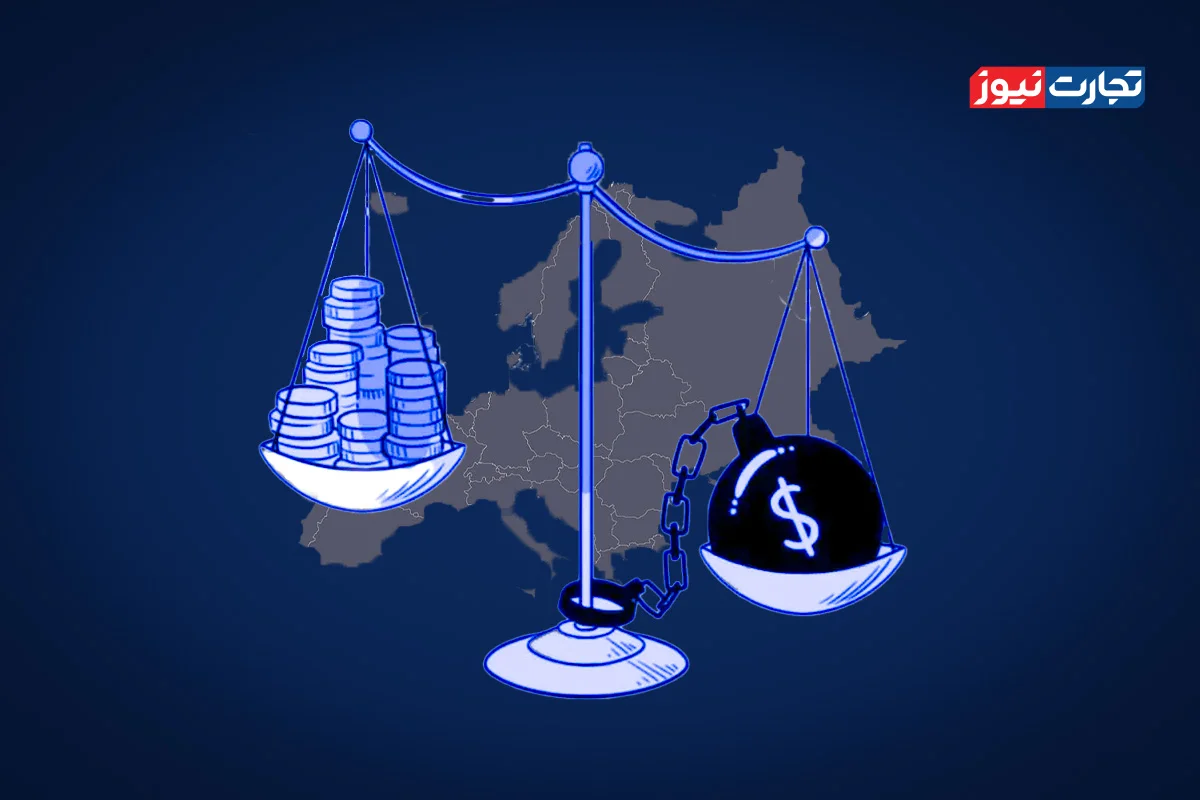 نسبت بدهی به تولید ناخالص داخلی اتحادیه اروپا به تفکیک کشور