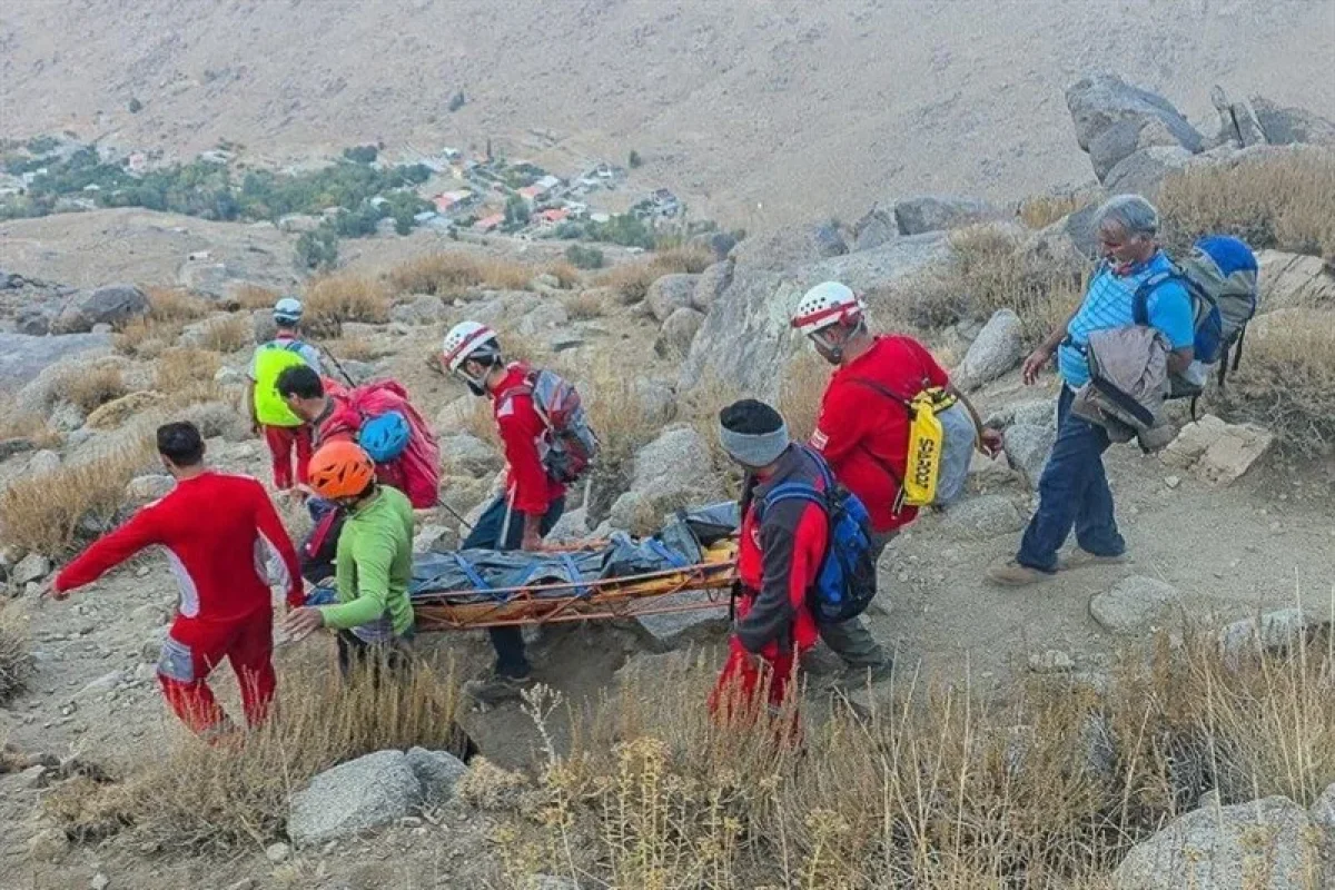 فوت بانوی کوهنورد در ارتفاعات برفخانه طزرجان بر اثر سقوط